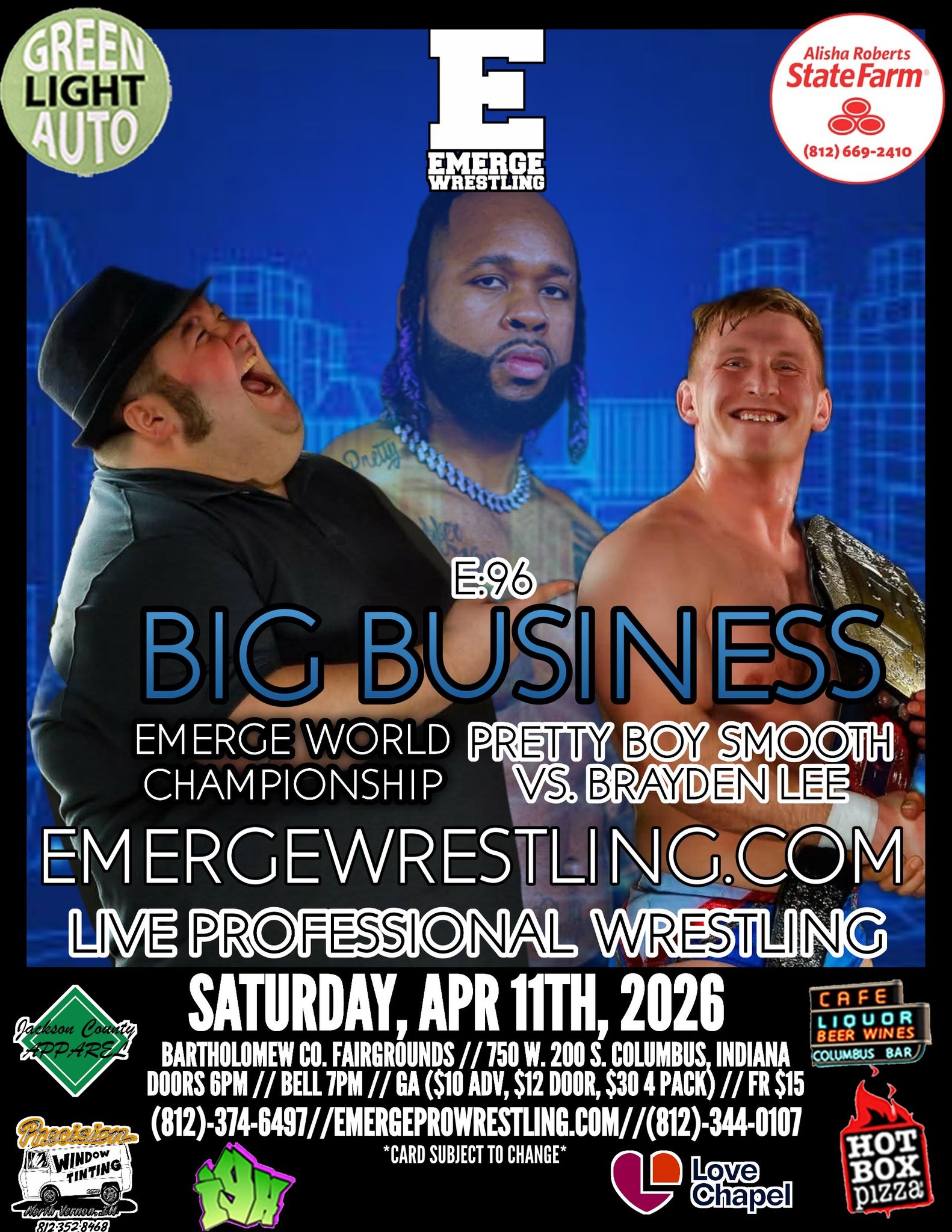 TICKETS ARE $10 in Advance or $12 at the door. Family Four pack for $30 (Online only)